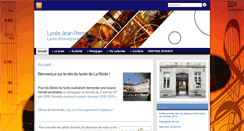 Desktop Screenshot of lyceejeanrenou-lareole.net